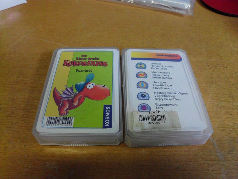 Der kleine Drache Kokosnuss und Auto Quartett Der kleine Drache Kokosnuss und Auto Quartett