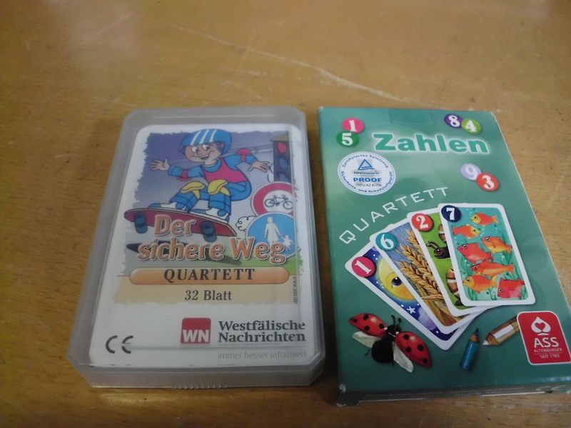 Der sichere Weg und Zahlen Quartett Der sichere Weg und Zahlen Quartett