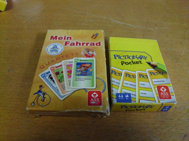 Mein Fahrrad Quartett und Pictionary Pocket Mein Fahrrad Quartett und Pictionary Pocket