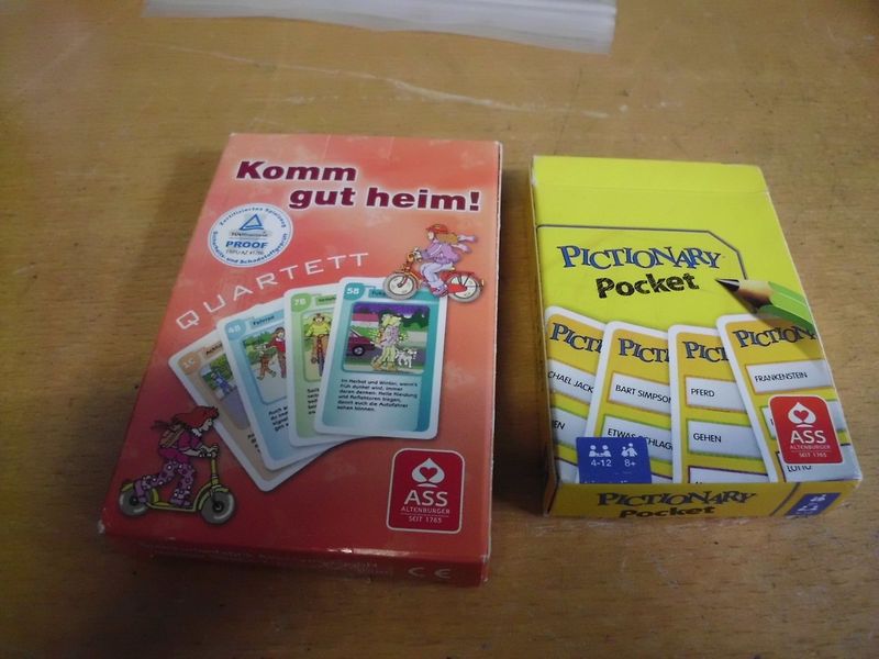 Komm gut Heim! Quartett und Pictionary Pocket Komm gut Heim! Quartett und Pictionary Pocket