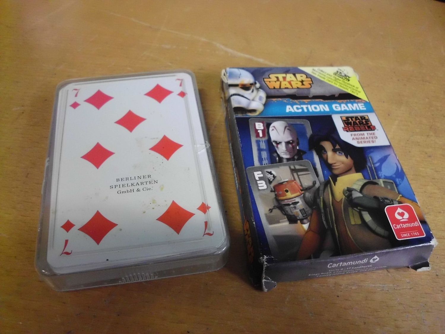 Star Wars Quartett und Skartspiel