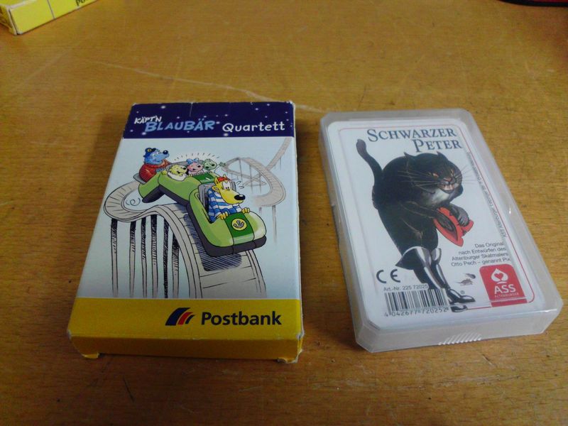 Käpt´n Blaubär Quartett und Schwarzer Peter Käpt´n Blaubär Quartett und Schwarzer Peter
