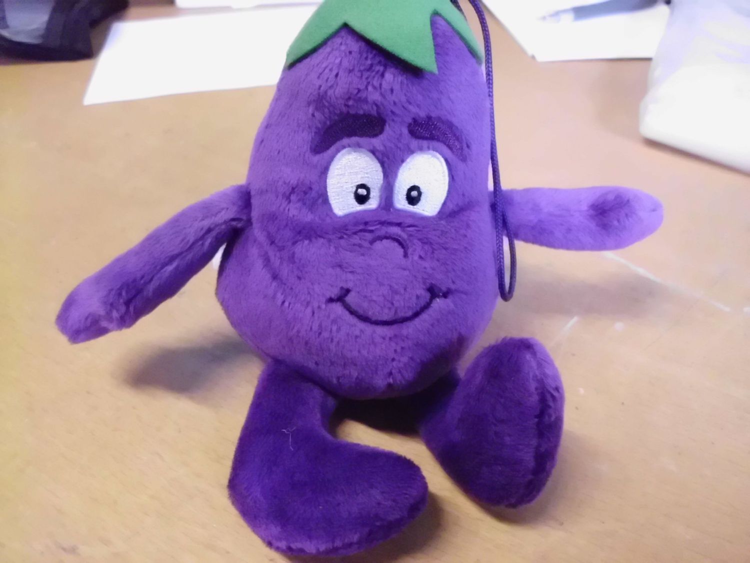 Plüsch Aubergine