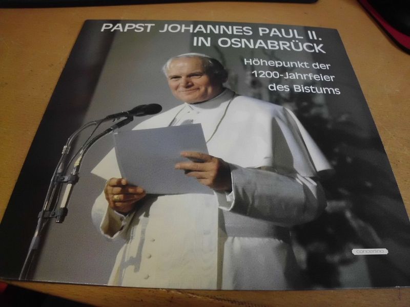 Papst Johannes Paul II in Osnabrück - Höhepunkt der 1200 Jahrfeier des Bistums