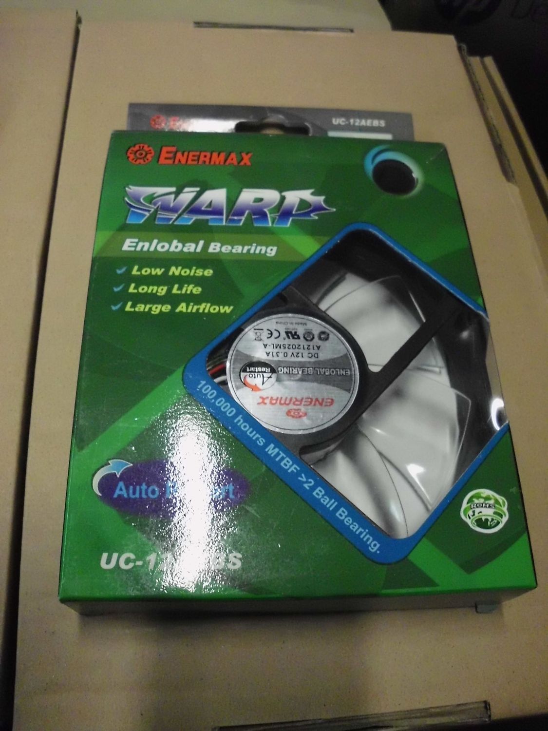 Enermax UC-12AEBS 12x12 Warp Fan