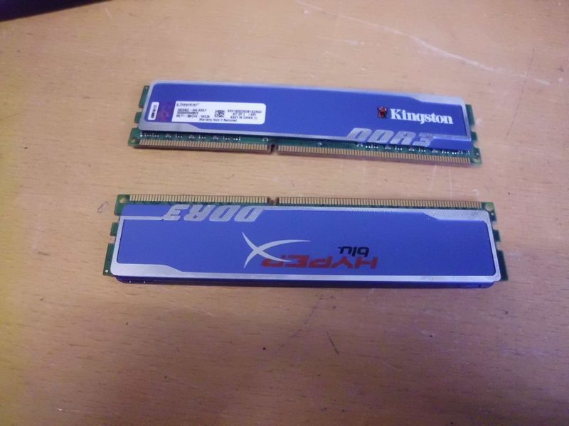 Kingston Hyper X DDR3 Ram 2 x 4GB Arbeitsspeicher Kingston Hyper X DDR3 Ram 2 x 4GB Arbeitsspeicher
