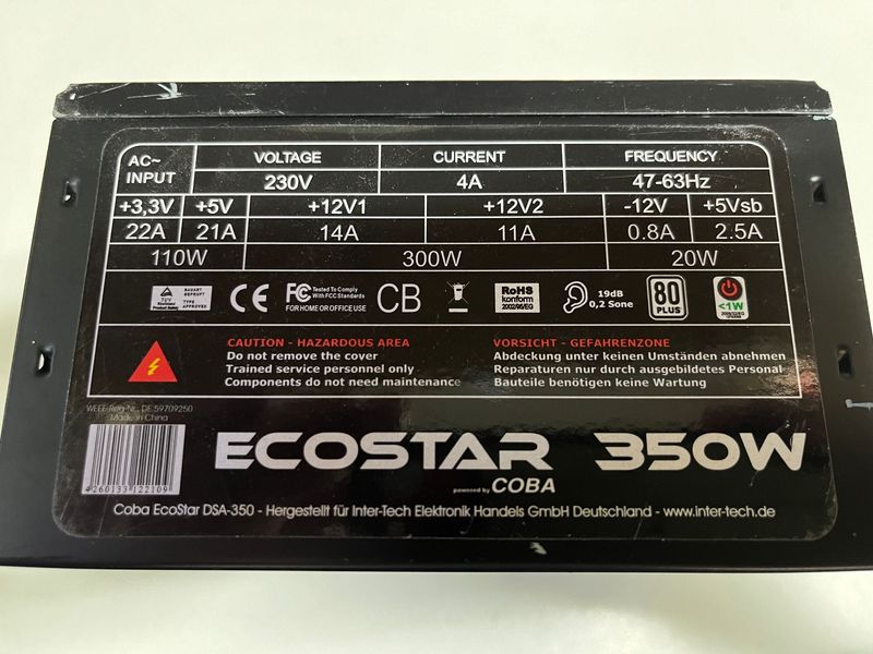 ATX  Netzteil Coba Ecostar