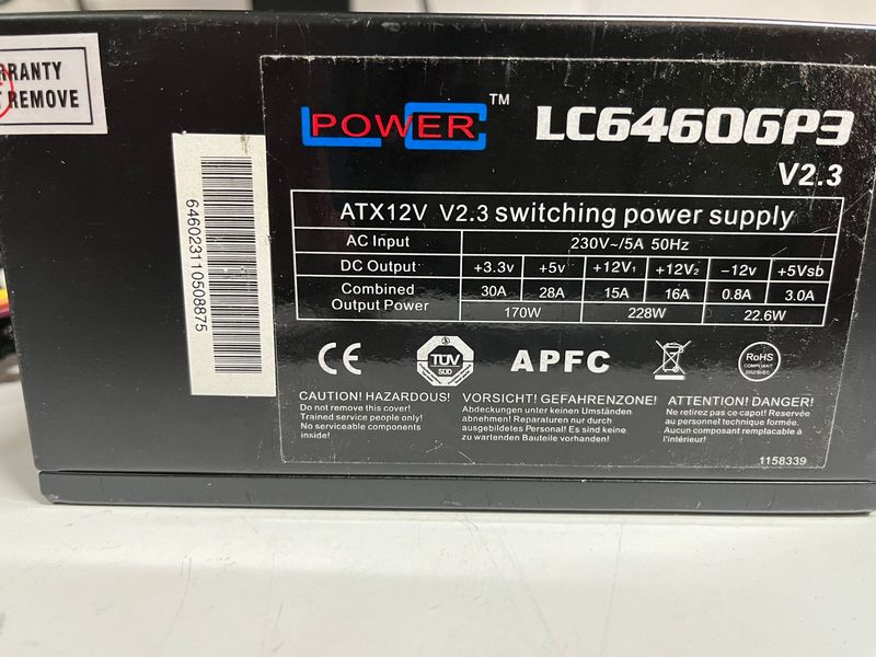 ATX Netzteil von LC  Power