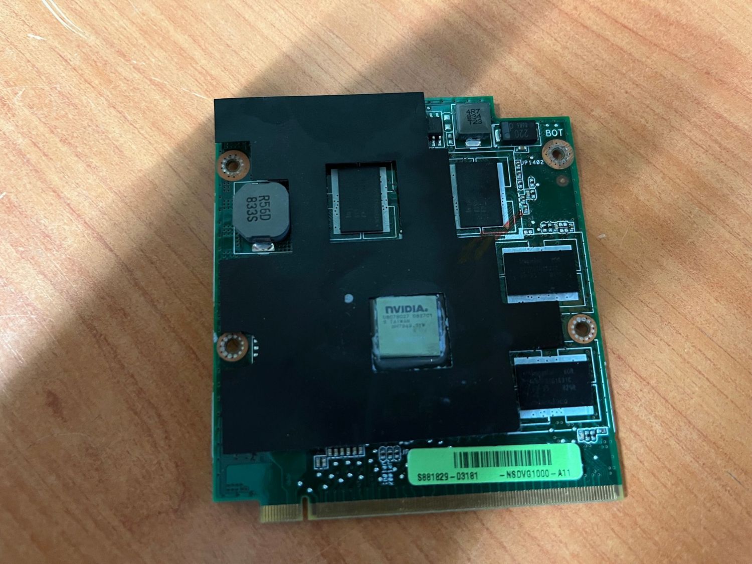 Notebook Grafikkarte nVidia 9650M