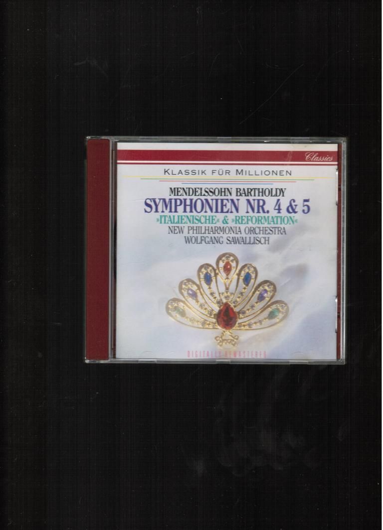 Mendelssohn Bartholdy - Symphony 4 & 5