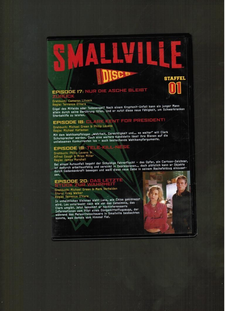 Smalleville Staffel 1 Disc 5