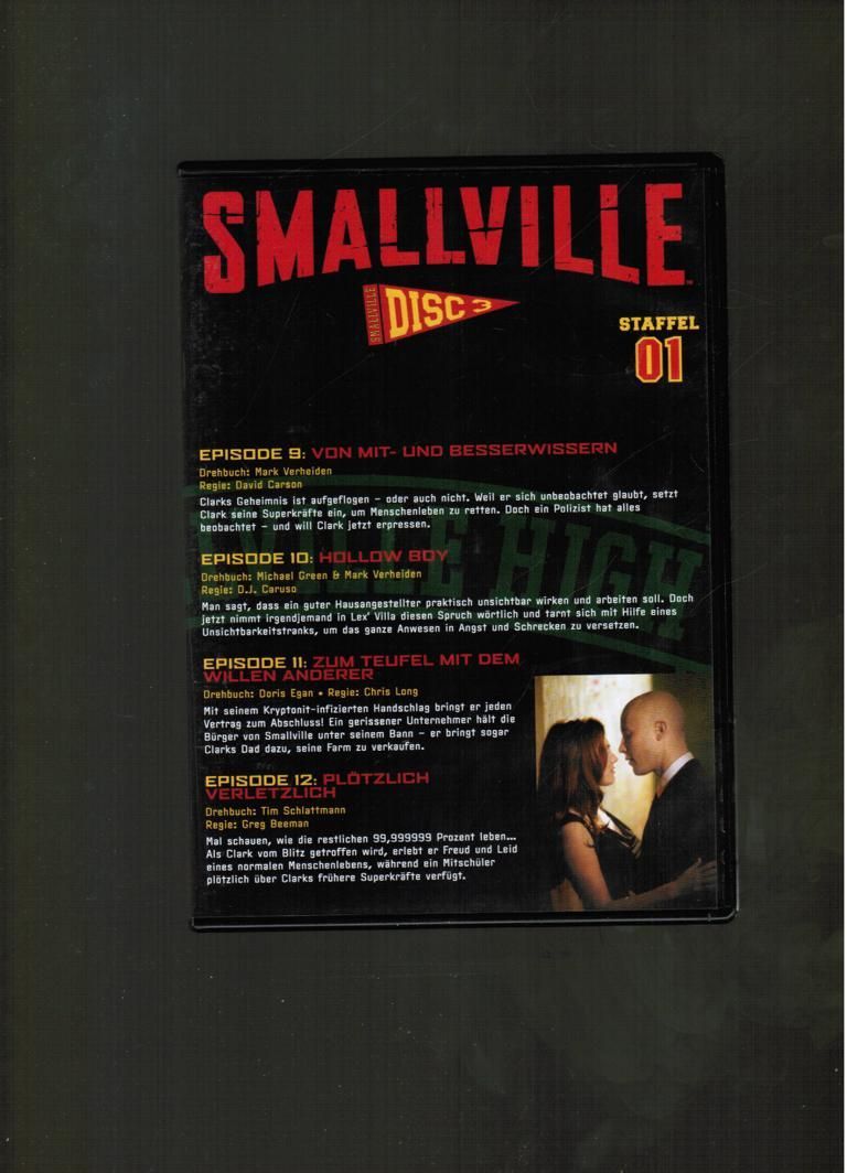 Smalleville Staffel 1 Disc 3