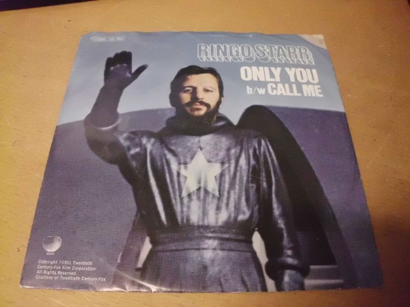 Ringo Starr - Only You b\w Call Me Ringo Starr - Only You b\w Call Me