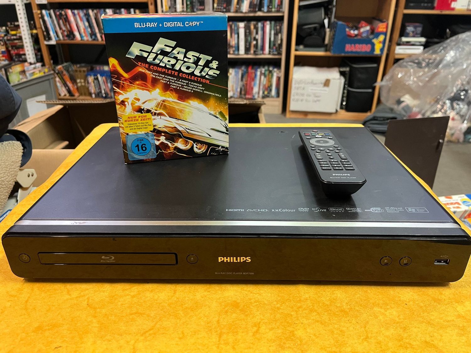 Philips BluRay Player plus Fast and Furios Collection