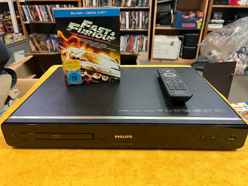 Philips BluRay Player plus Fast and Furios Collection Philips BluRay Player plus Fast and Furios Collection