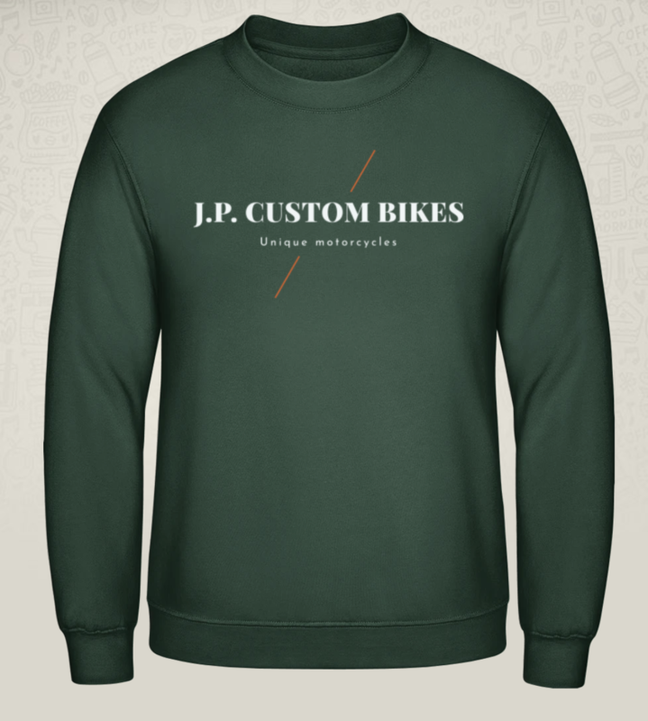 Sweatshirt Herren Pullover // J.P. Custom Bikes Logo