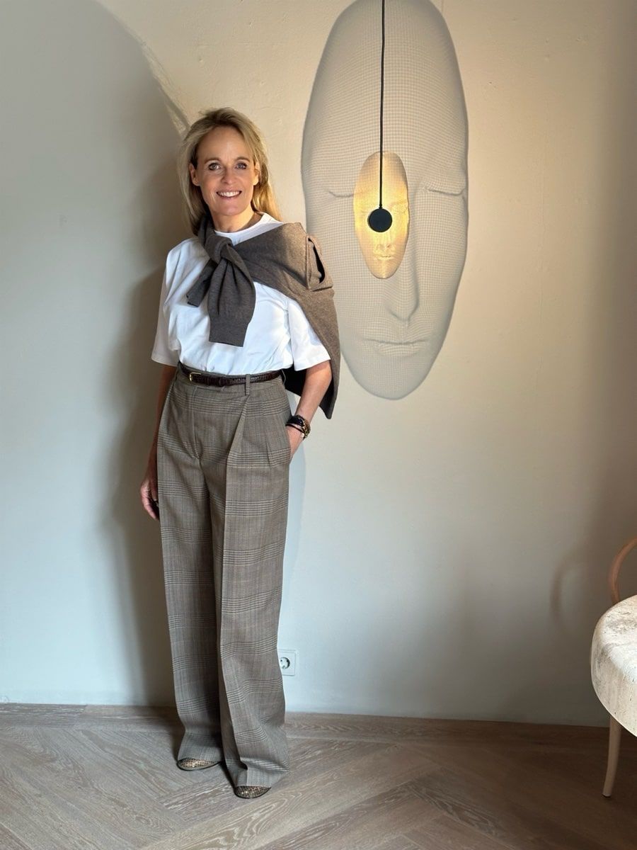 RÓHE Mid Waist Tailored Pants
