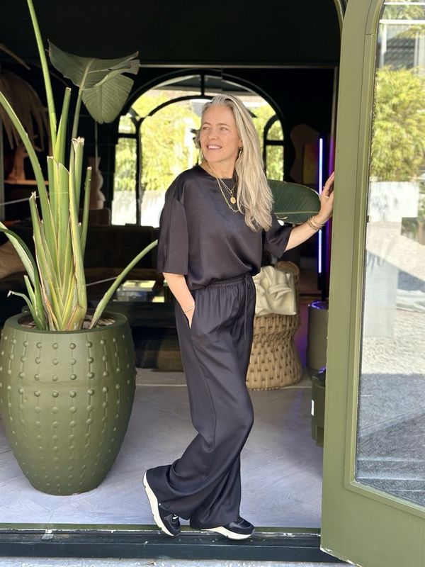RÓHE Relaxed Silk Trousers