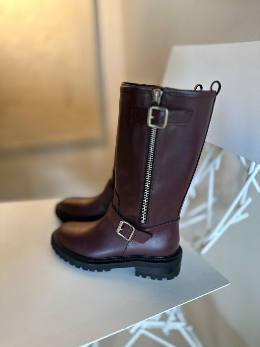 Via Roma 15 Zip Biker Boot