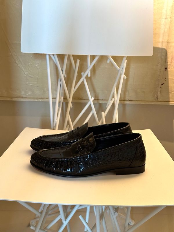 Posa Penny Loafer Croco