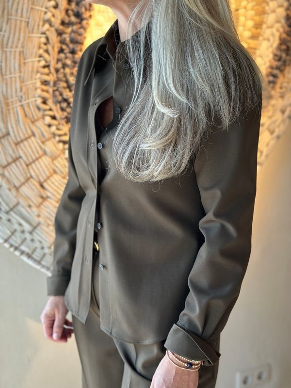 ROHE Fitted Wool Shirt