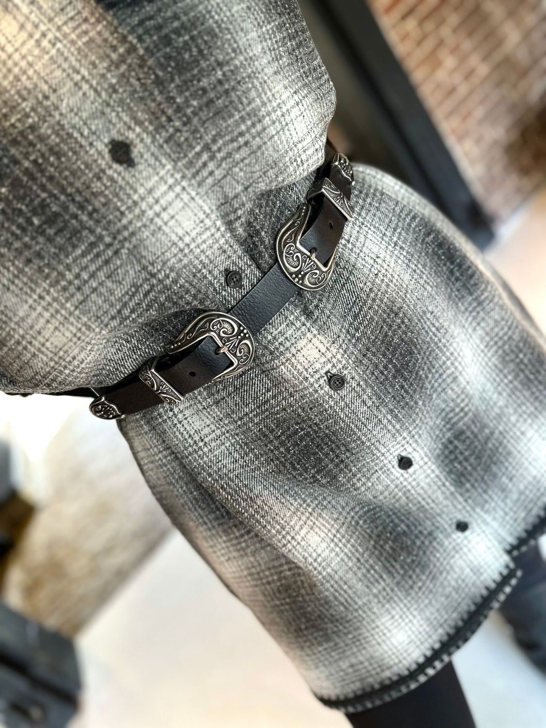 Golden Goose Double Buckle Belt