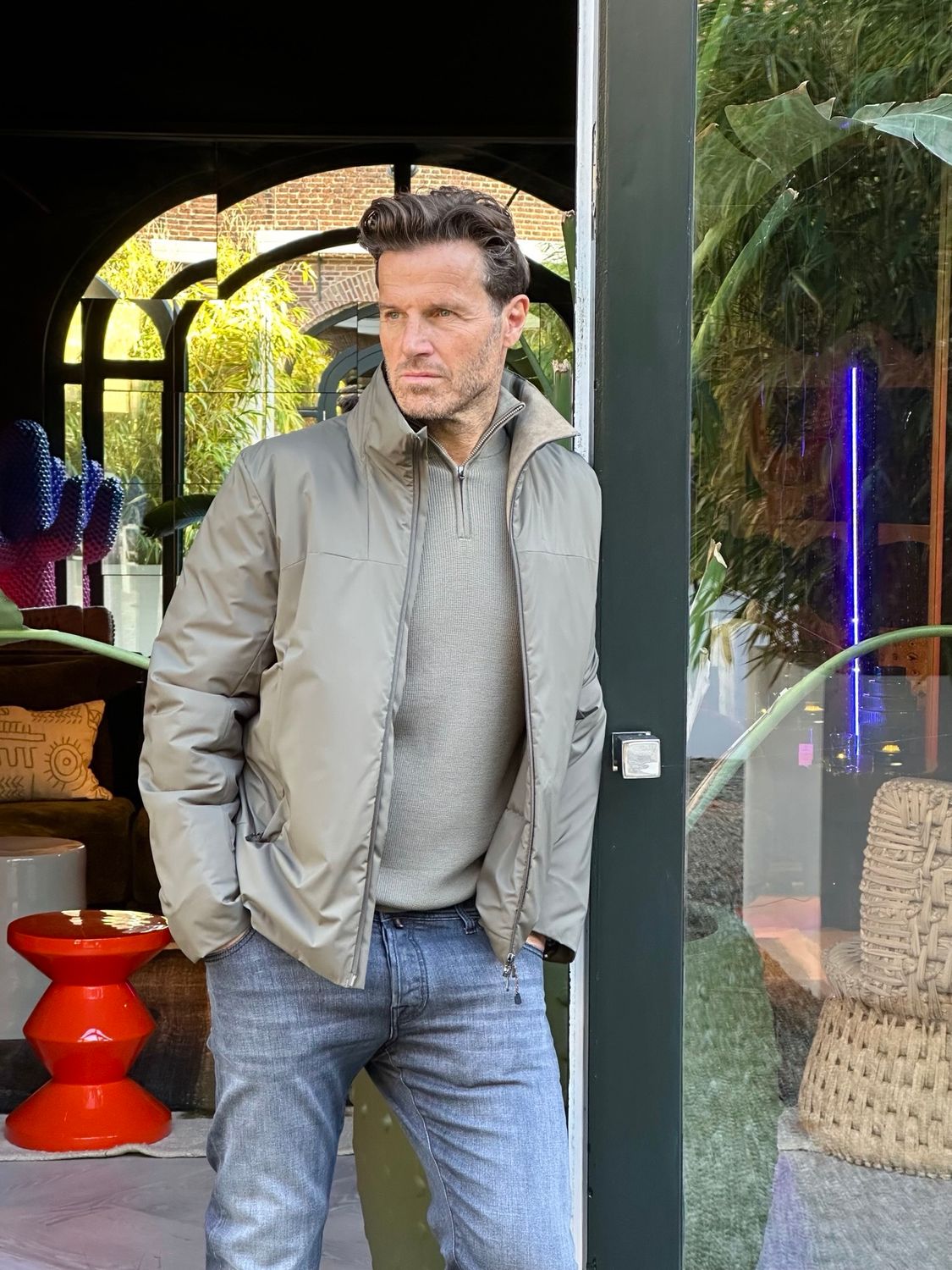 Sease Waffle Half Zipp Pull