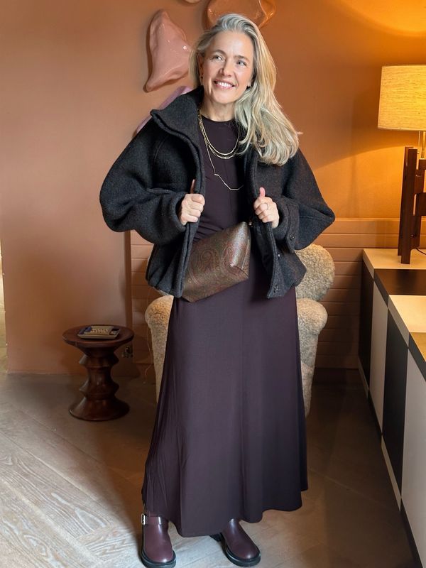 Vince Curved Rouched Dress