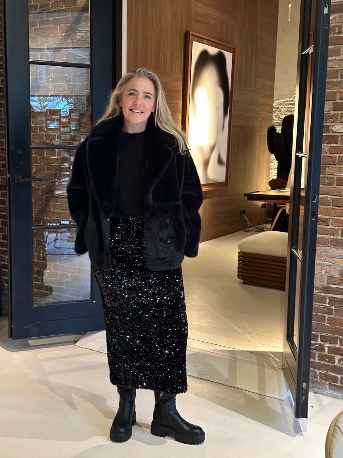 Vince Pailletten Skirt