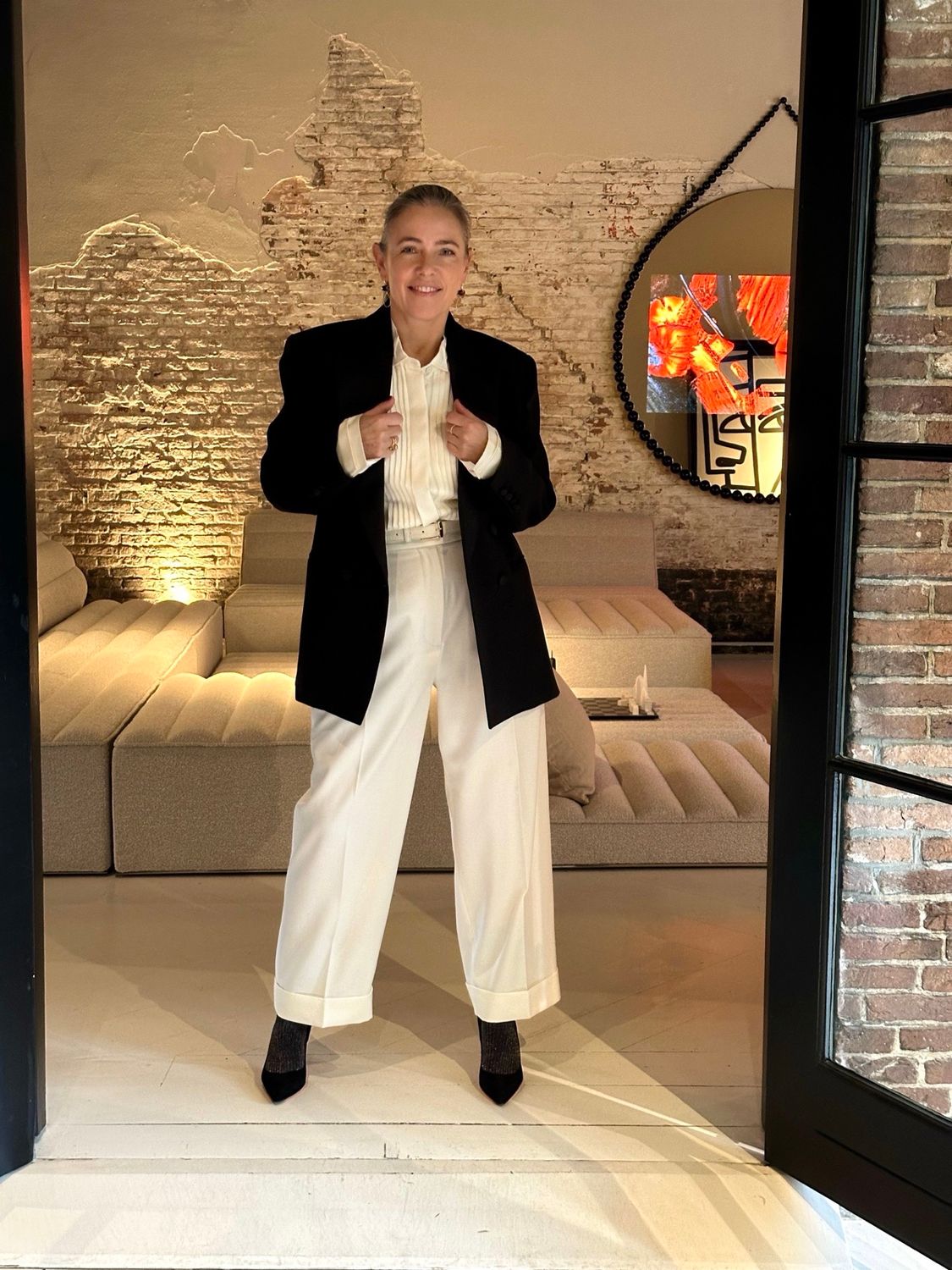 RÓHE Tuxedo Silk Shirt