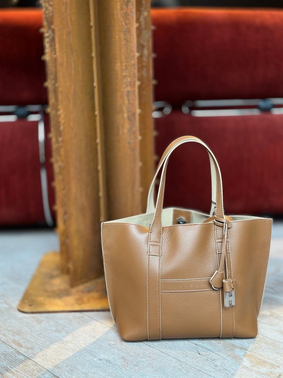 Hogan Script Shopping Bag