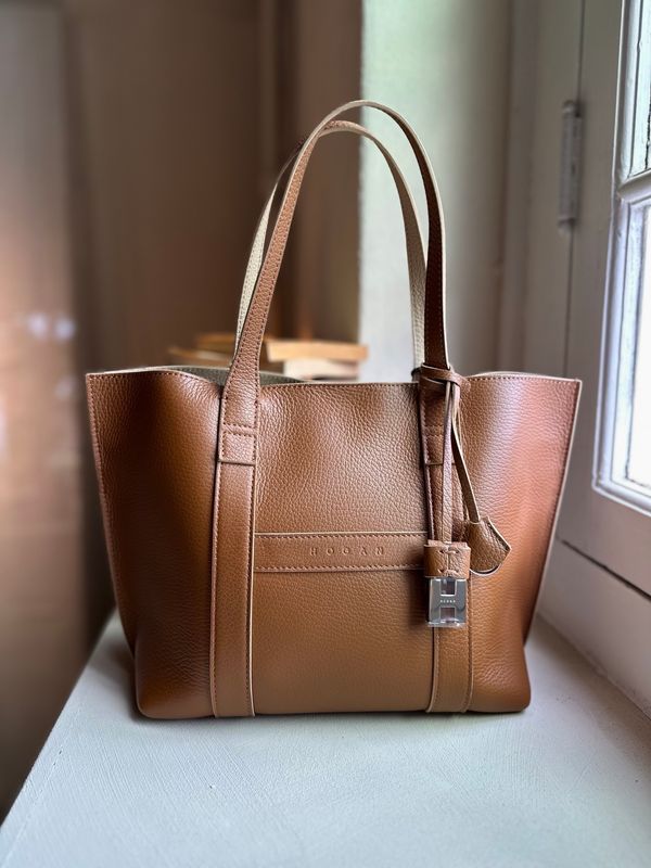 Hogan Script Shopping Bag