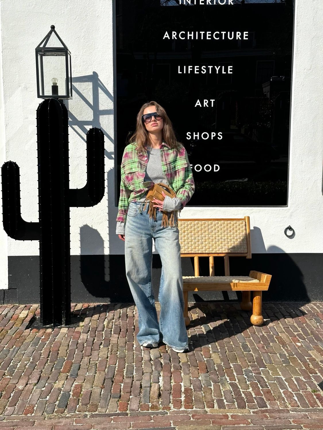 R13 Cropped Work Shirt