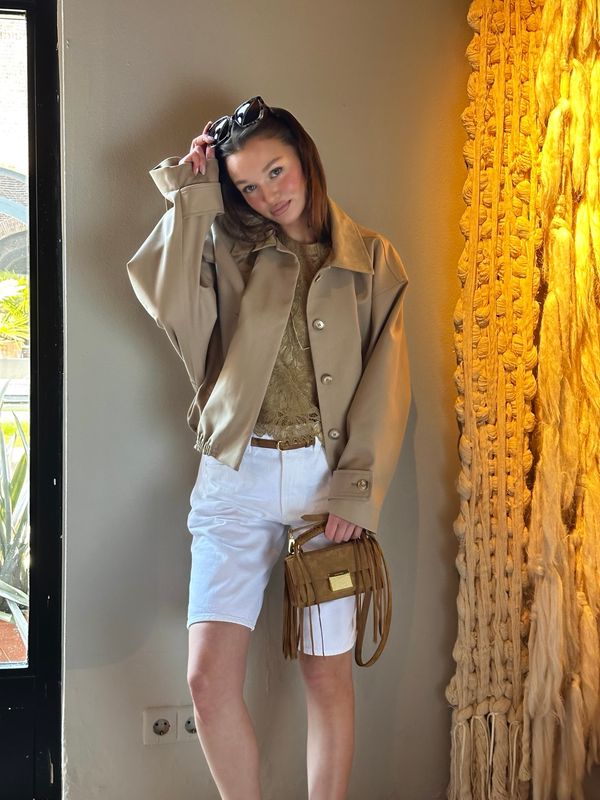 Vince Lace Shell Top