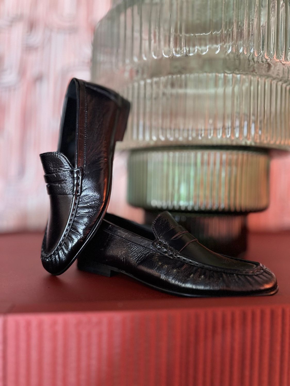 Posa Penny Loafer Wrinkle