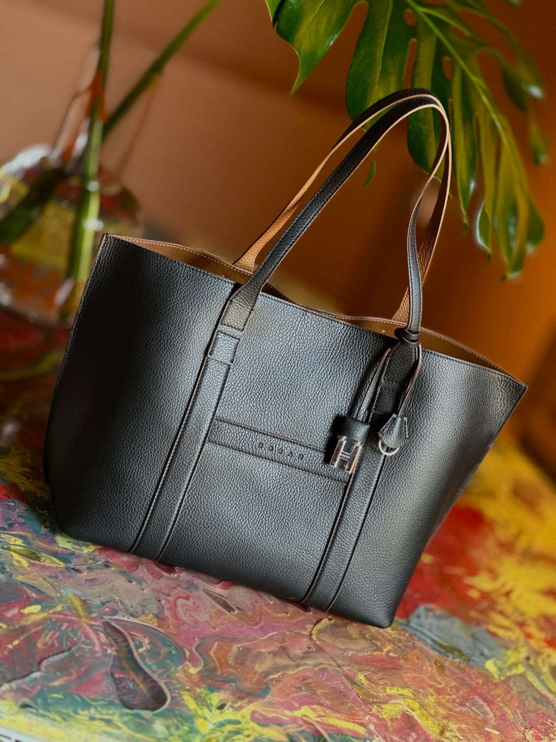 Hogan Script Media Bag