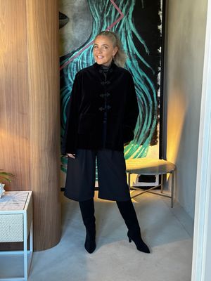 ROHE Pankou Closure Velvet Jacket