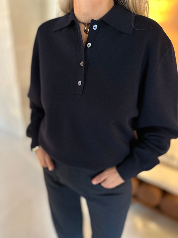 ROHE Knitted Polo