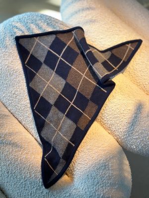 &amp;DAUGHTER Argyle Foulard