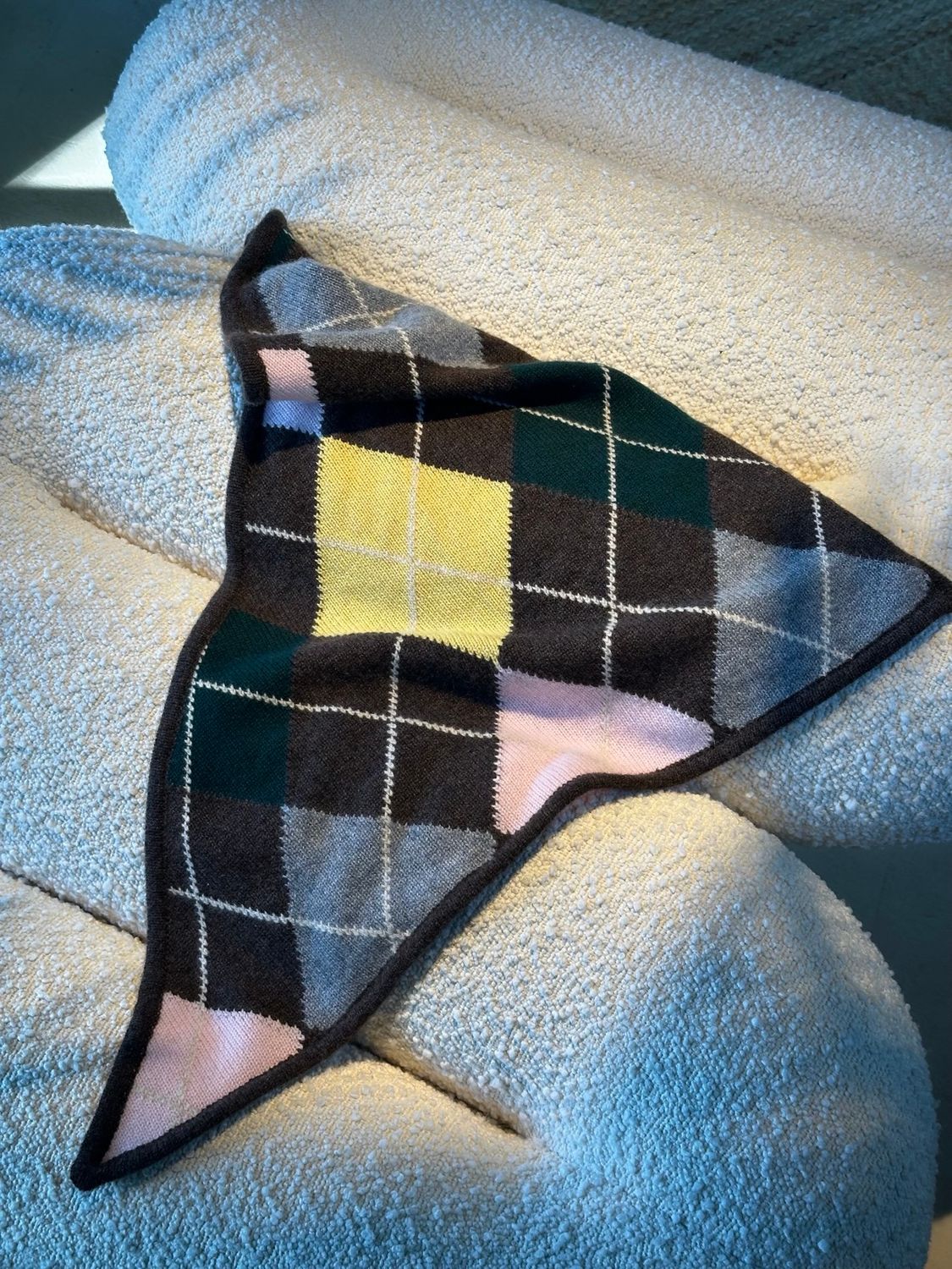 &amp;DAUGHTER Argyle Foulard