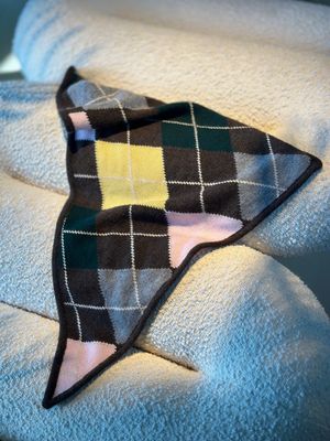 &amp;DAUGHTER Argyle Foulard