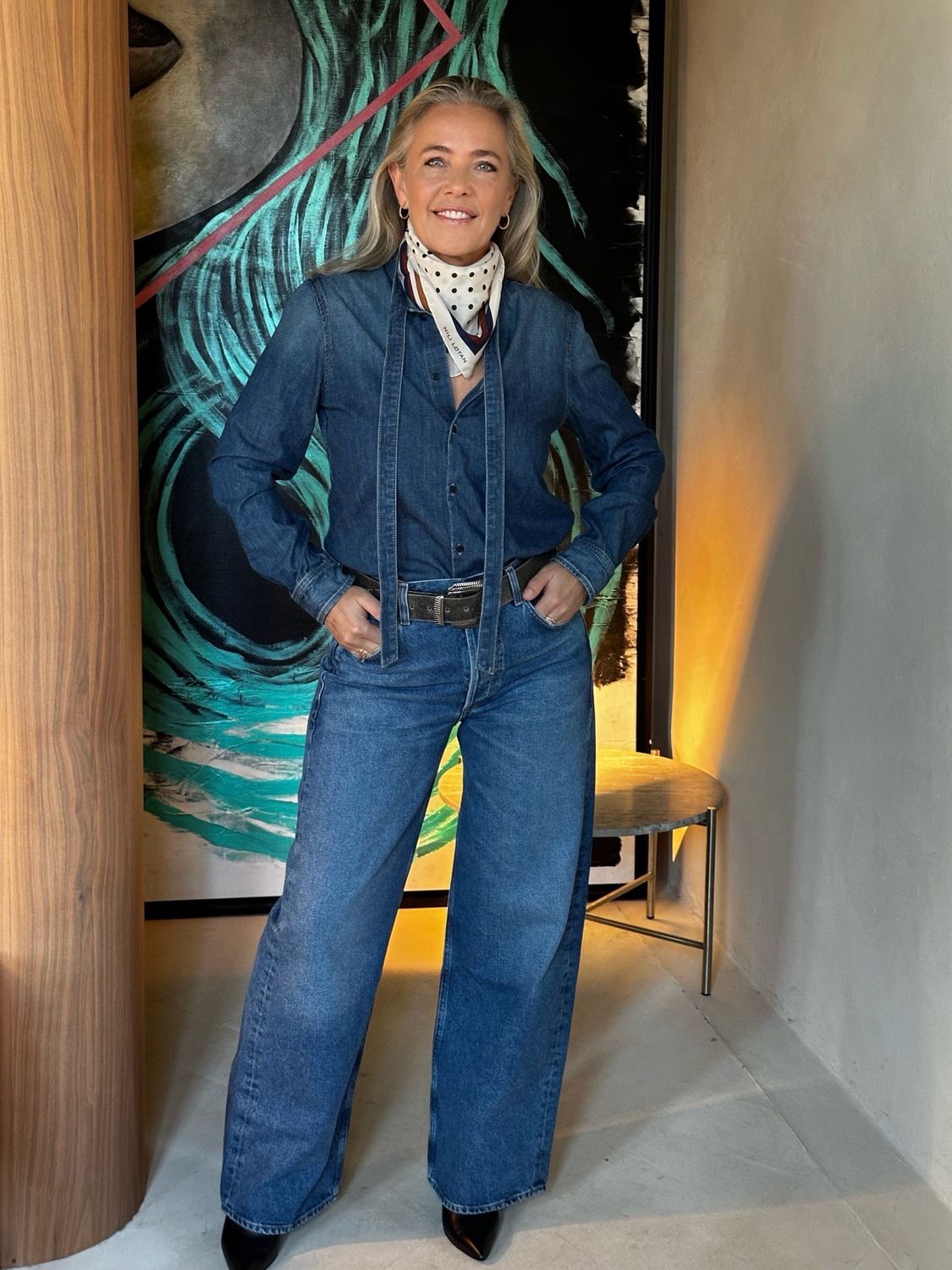 Nili Lotan Suzette Denim Shirt