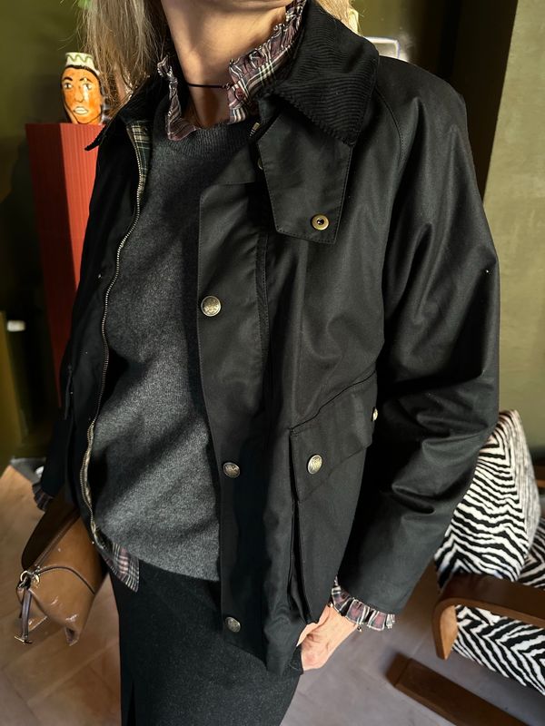 Nili Lotan Brinley Waxed Short Parka