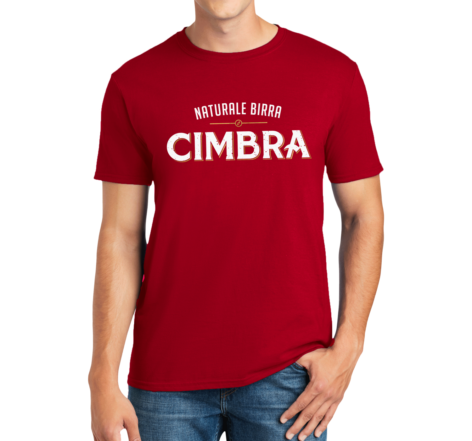 T-Shirt Naturale Birra Cimbra "Rosso"