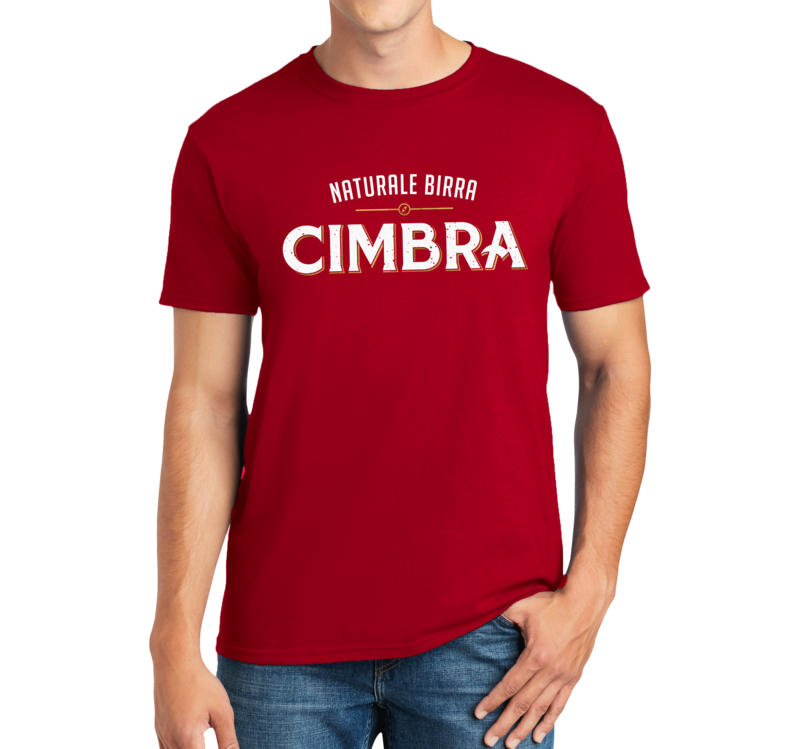 T-Shirt Naturale Birra Cimbra &quot;Rosso&quot;