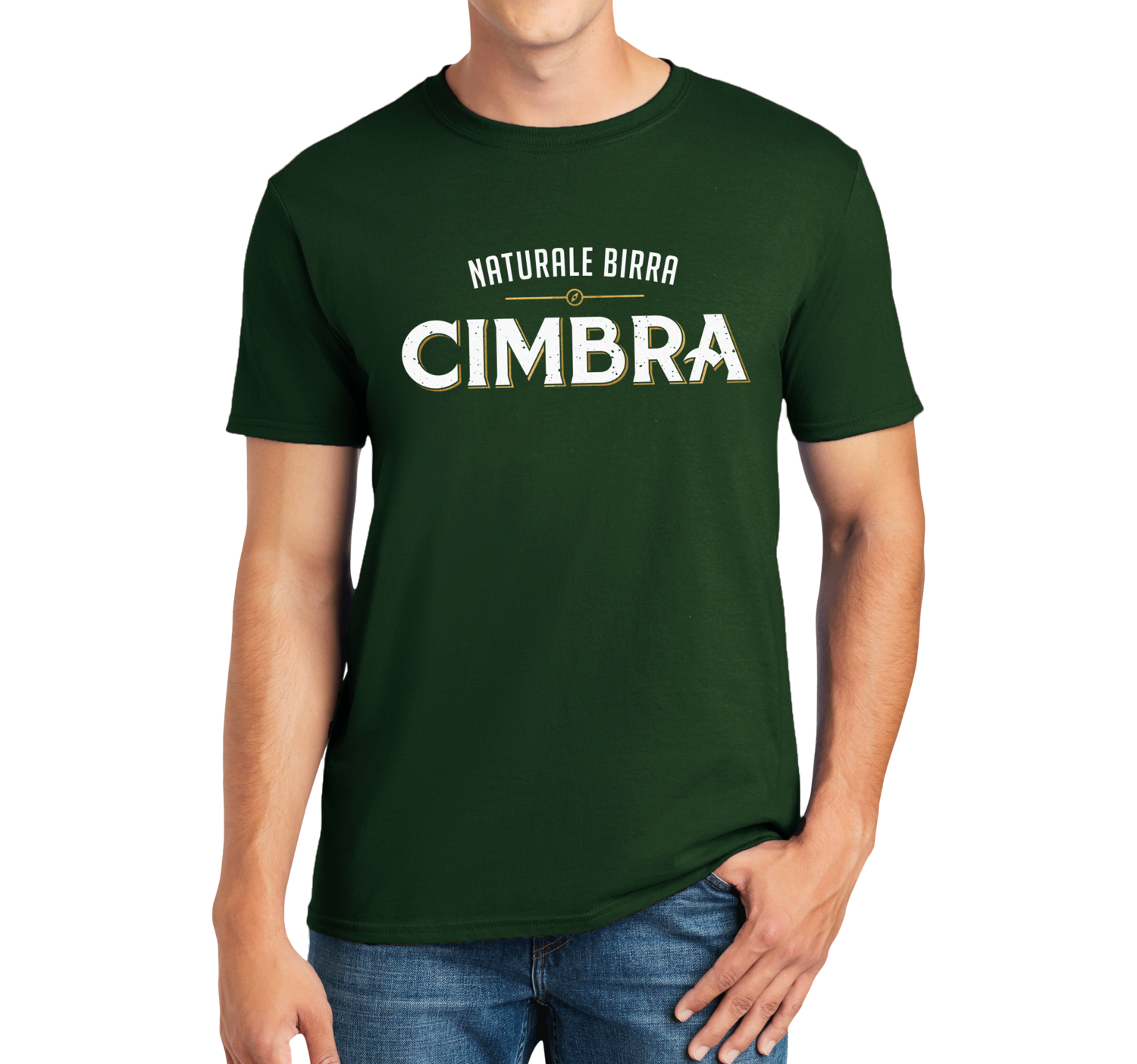 T-Shirt Naturale Birra Cimbra "Verde Foresta"