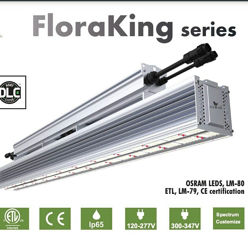 FKX 660W and 530W LED greenhouse top lighting grow light
