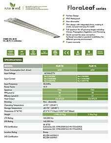 FloraLeaf Max 40W or 60W LED grow light