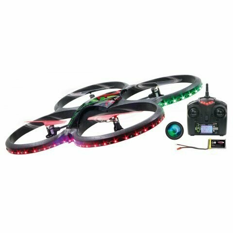 Flyscout Drone AHP+ 2,4GHz Brújula/ LED/ Cámara