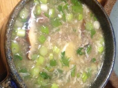 Mushroom Egg Soup